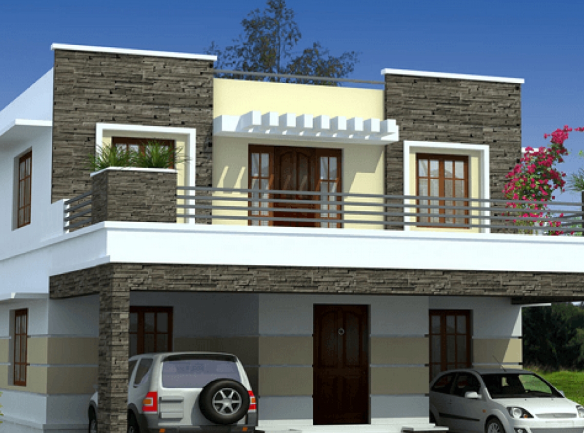 Desain Rumah Minimalis 2 Lantai Dengan Balkon yang Luas