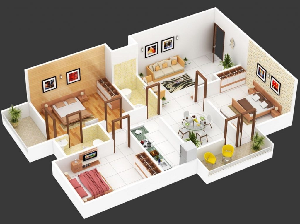 Desain Rumah Sederhana 3 Kamar