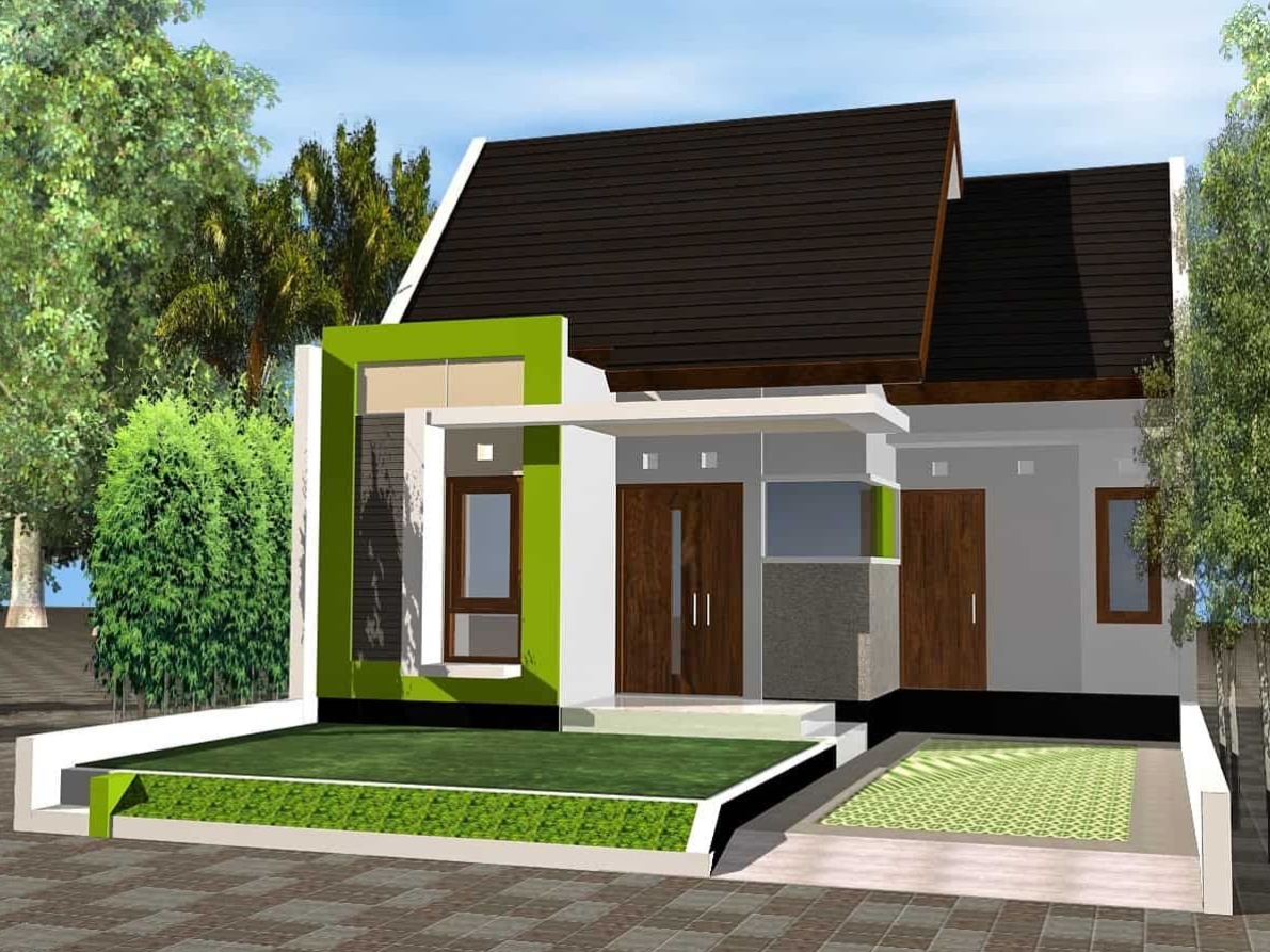 Beberapa Inspirasi Desain Rumah Sederhana 6x12 Properti Pekanbaru