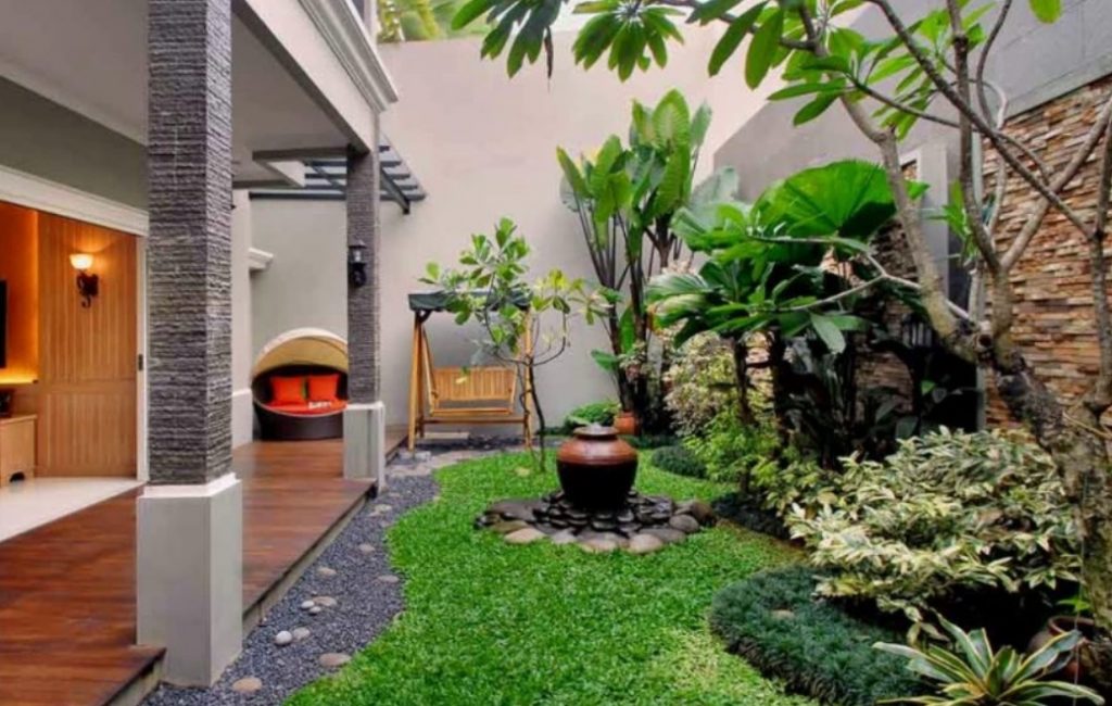 Desain Rumah Sederhana Dengan Taman