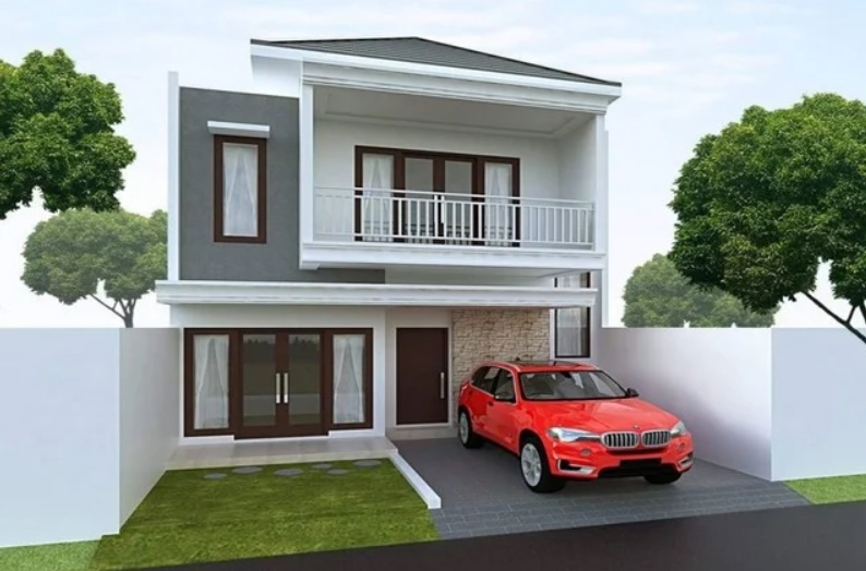 Desain Rumah 2 Lantai Sederhana dan Biaya » Properti Pekanbaru