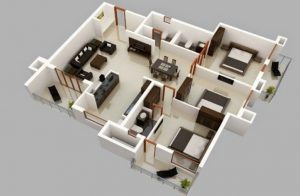 Desain Rumah Sederhana 3 Kamar