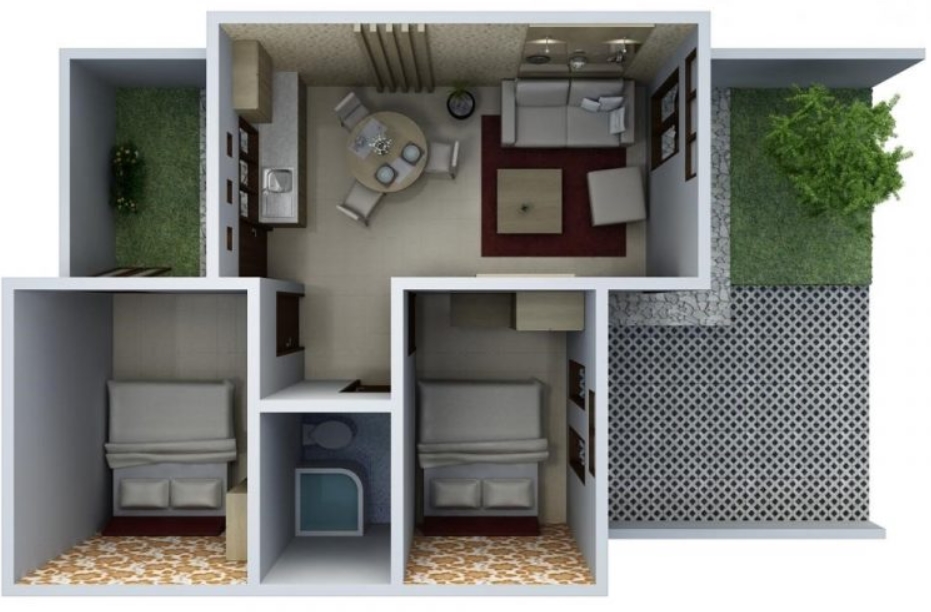 Cara Desain Rumah  Type  36  Agar  Terlihat  Luas   Properti 