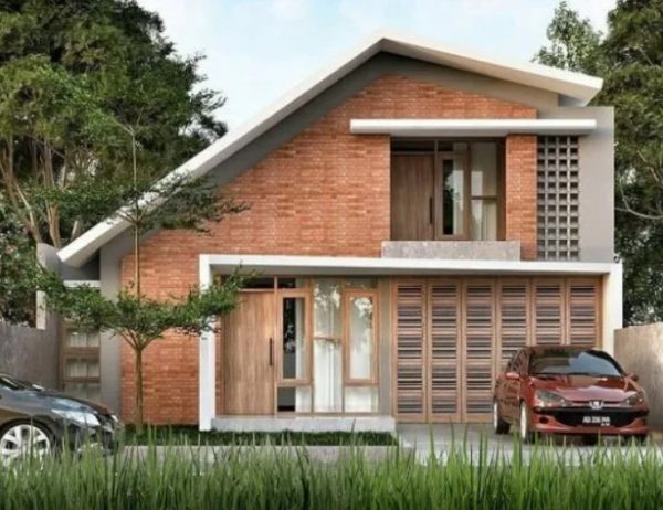 Desain Rumah 2 Lantai Sederhana dan Biaya 100 Juta Dengan Material yang